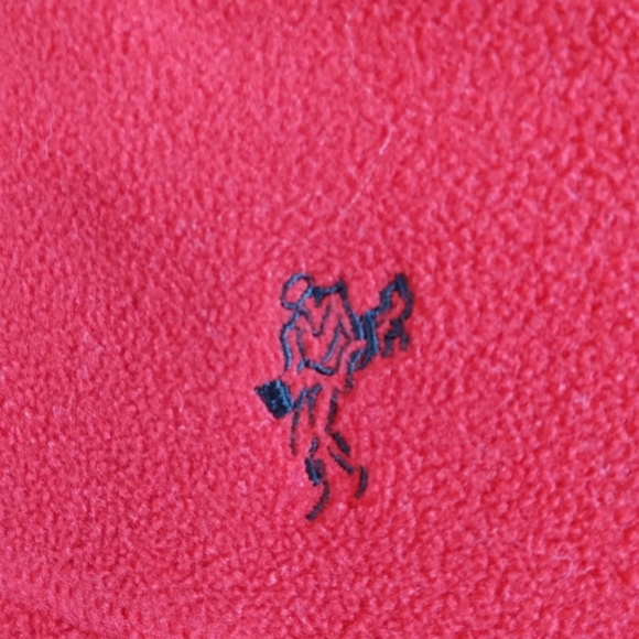 Size S Ashworth Golf Pullover Fleece 1/4 Zip Side Seam Pockets - Picture 5 of 9